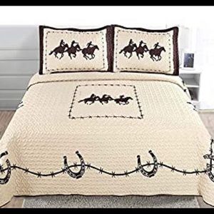 3-piece Western Lonestar Bedding Set